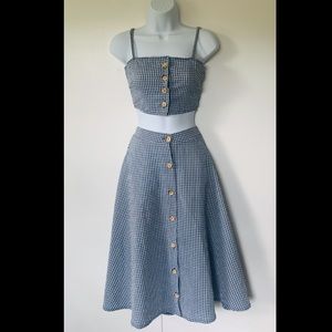 Nasty Gal Women’s Size 6 2 Piece Skirt Set